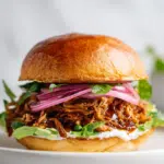 Easter Leftover Shredded Lamb Brioche Burgers