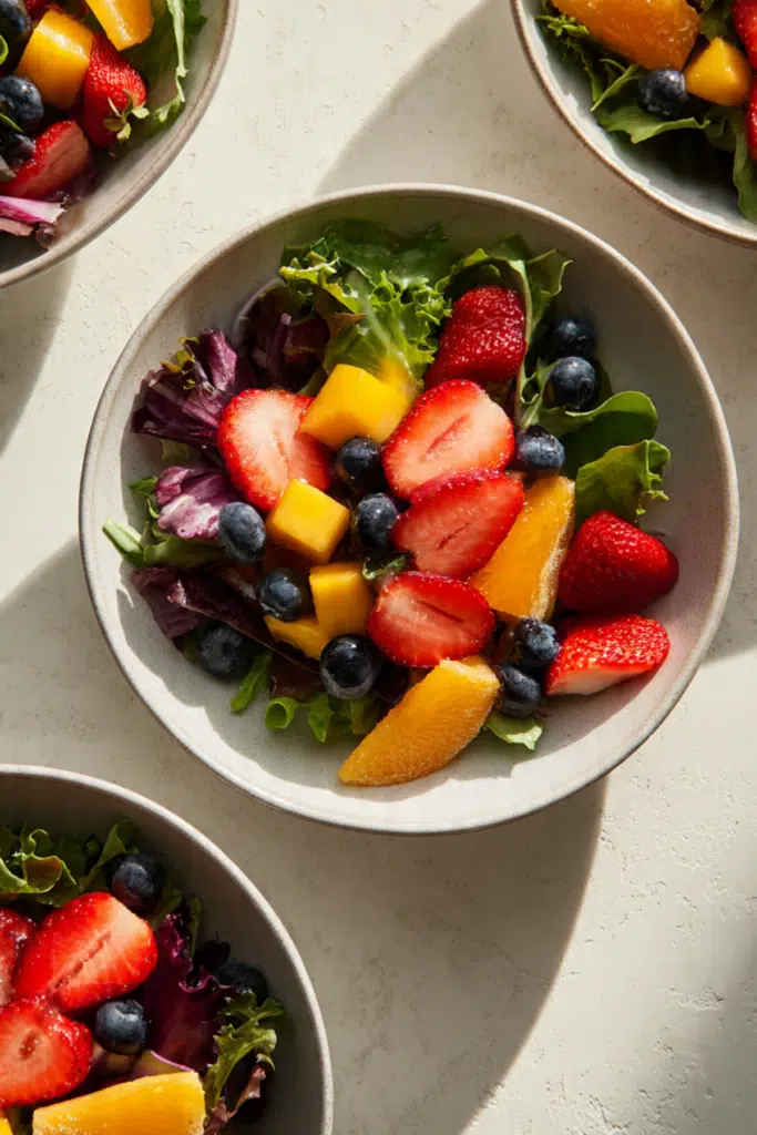 Fresh Salads with a Pop of Fruit