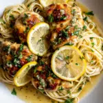 Lemon Herb Chicken Scampi (No Wine)
