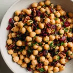 Spicy Jalapeno Cranberry Chickpea Salad