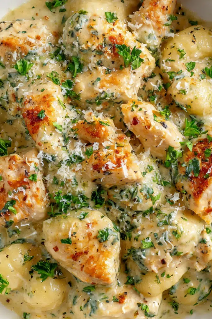Garlic & Parmesan Chicken Gnocchi