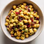 Avocado Chickpea Salad with Walnuts