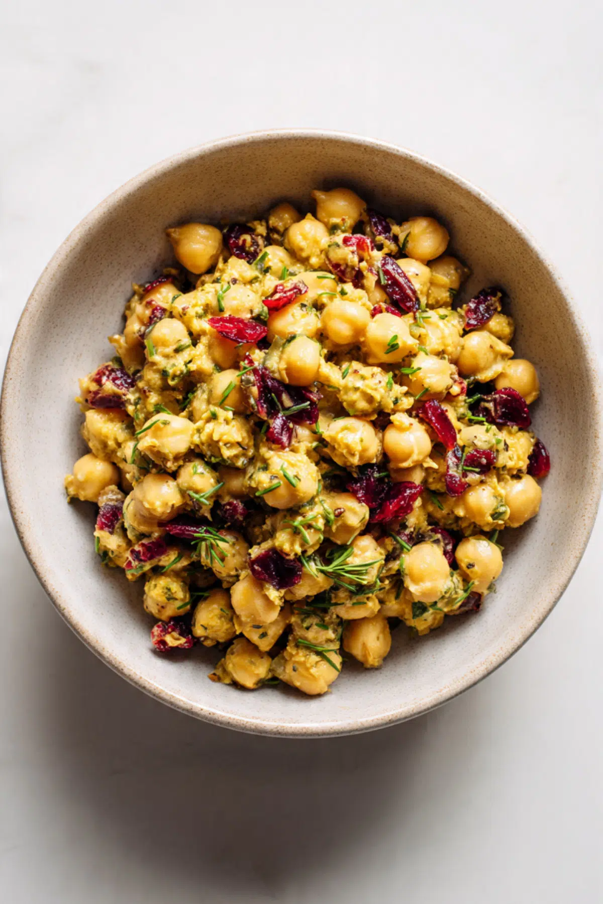 Avocado Chickpea Salad with Walnuts