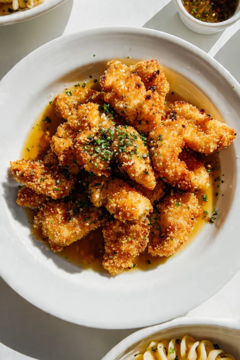 Crispy Breaded Chicken Scampi