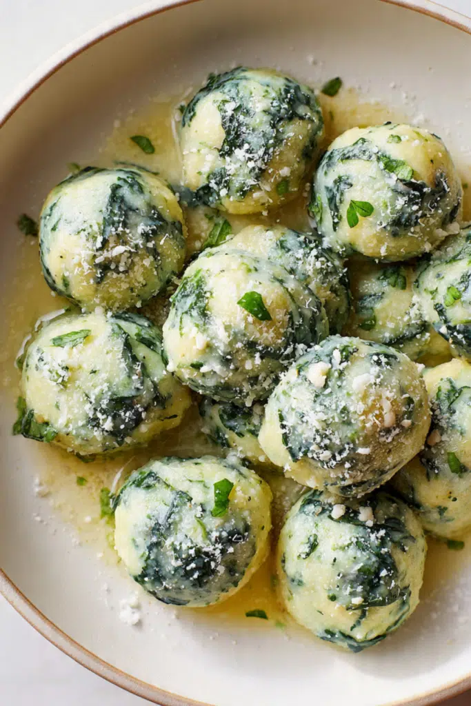 Spinach and Ricotta Gnudi