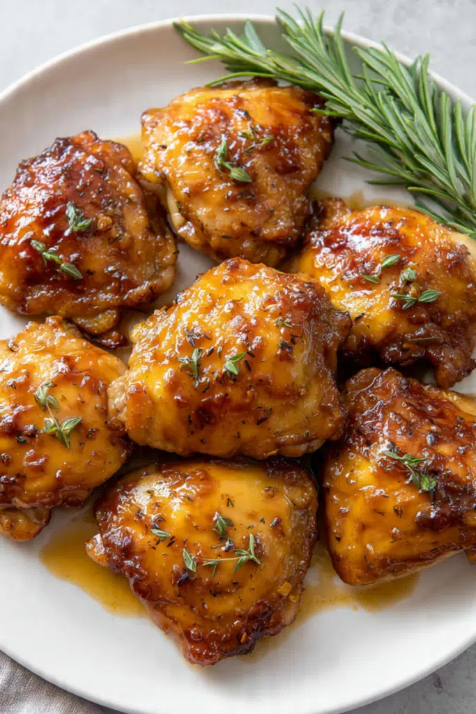Chicken Thighs Glazed