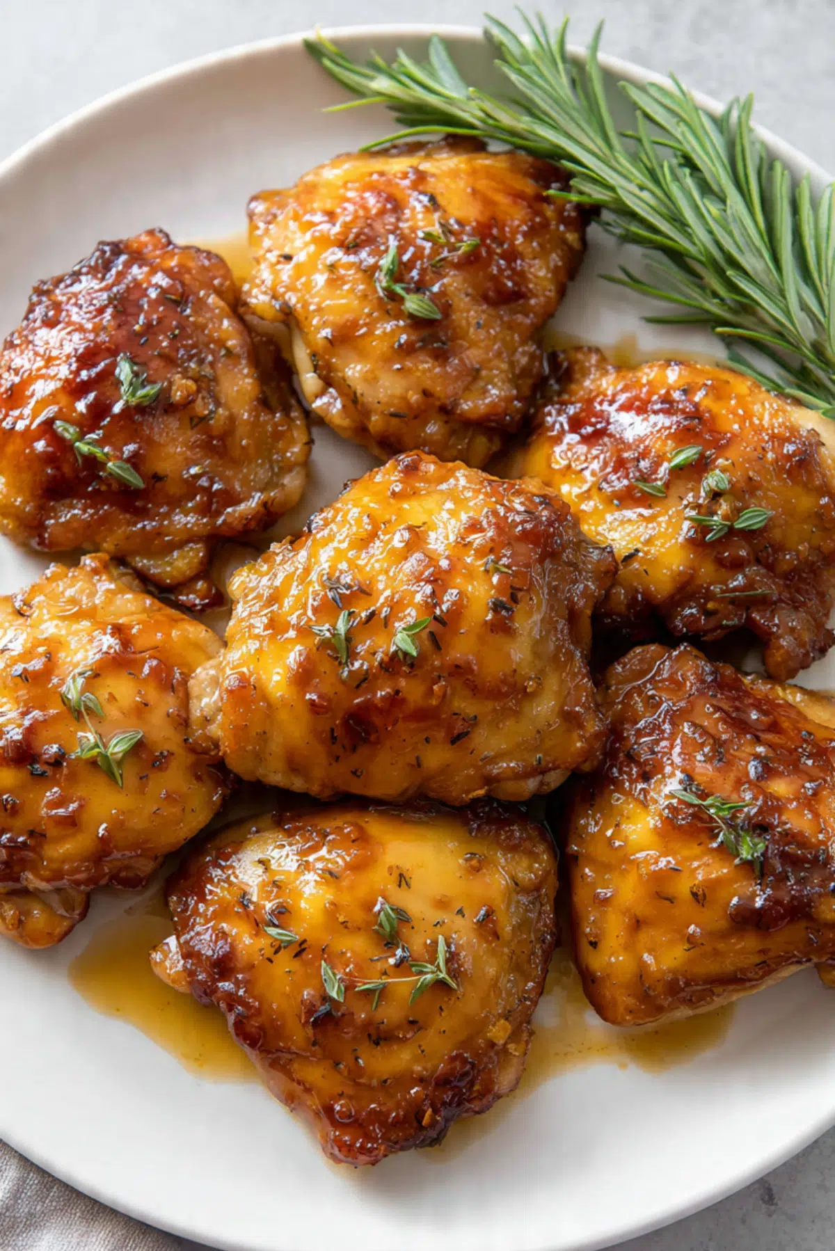 Chicken Thighs Glazed