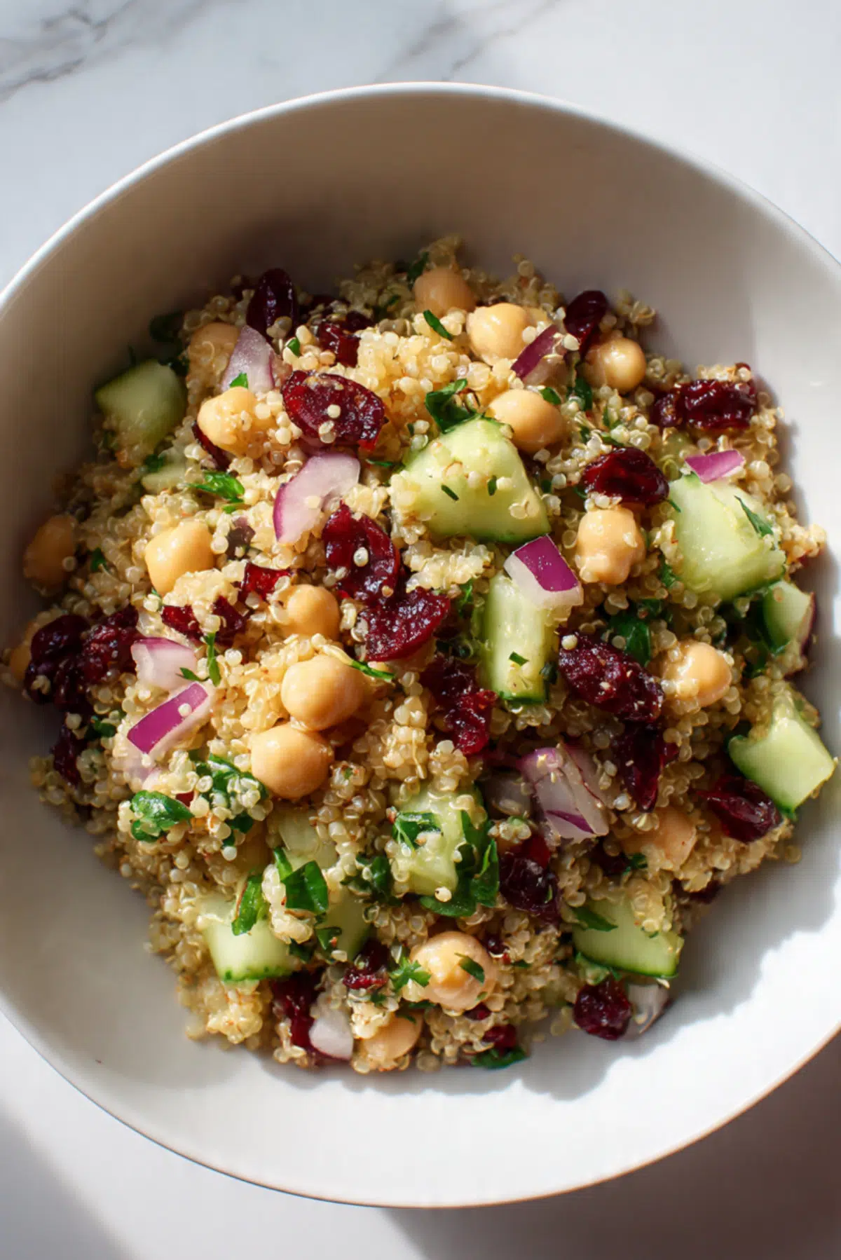 Toasted Pecan & Cranberry Chickpea Salad