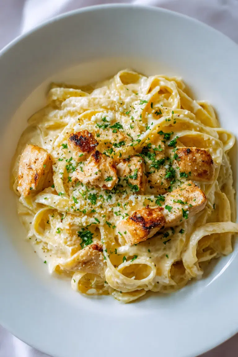 Lemon Garlic Chicken Alfredo