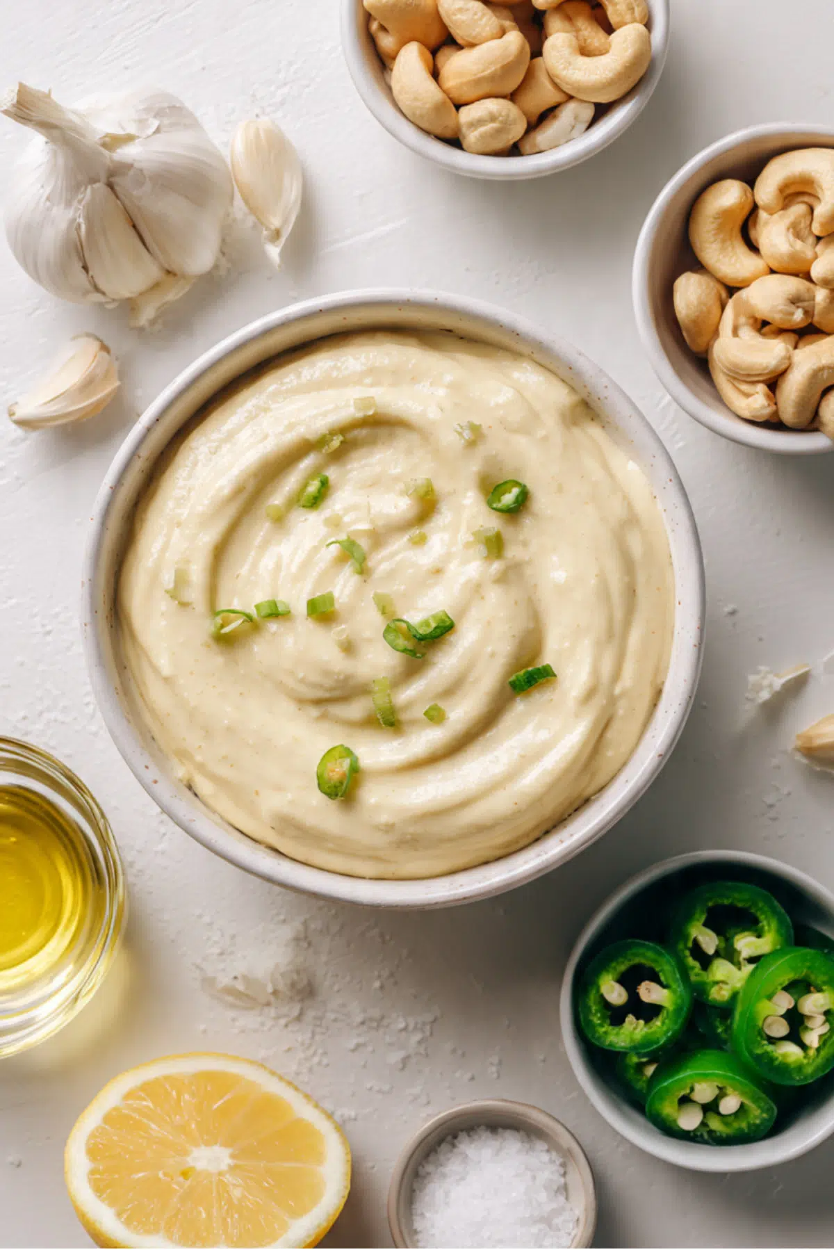 Cheesy Jalapeño Cashew Dressing