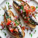 Grilled “Barbecue-style” Sardines on Toast