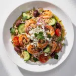 Greek-Style Lemony Grilled Shrimp Orzo Salad