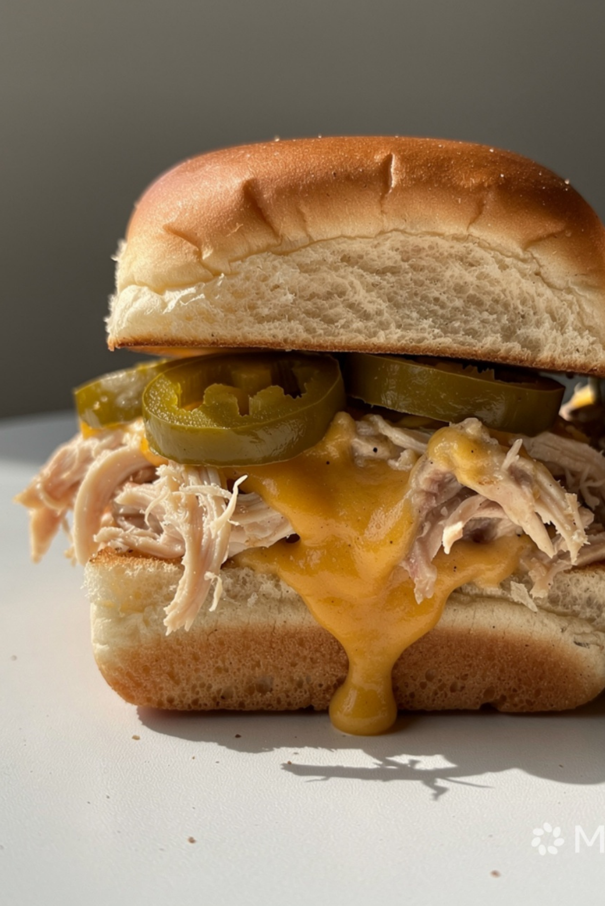 Crockpot Mississippi Chicken Sliders