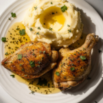 Cozy Winter Garlic Herb Chicken with Mashed Potatoes