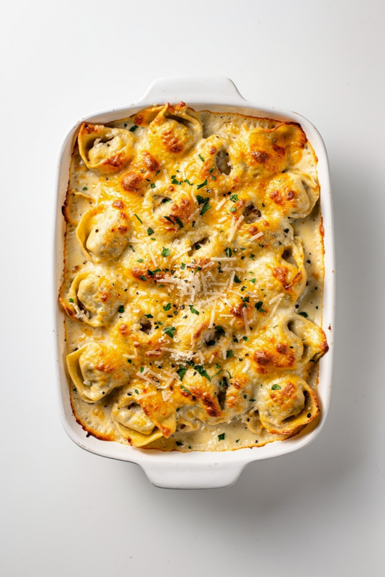 Creamy Tortellini Bake
