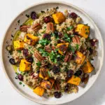 Roasted Pumpkin, Pecan & Cranberry Quinoa Salad