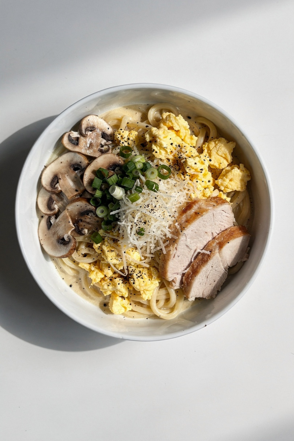 Asian-Style Carbonara Ramen