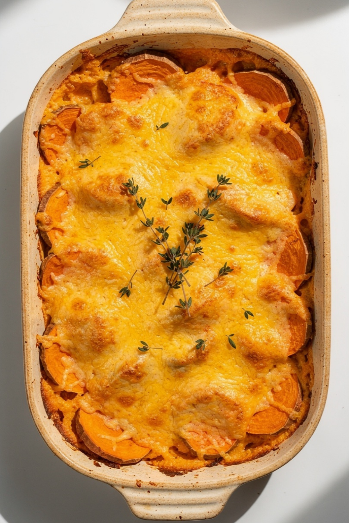 Sweet Potato Cheese Bake