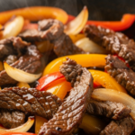 Pepper Steak with Bell Peppers and Onion