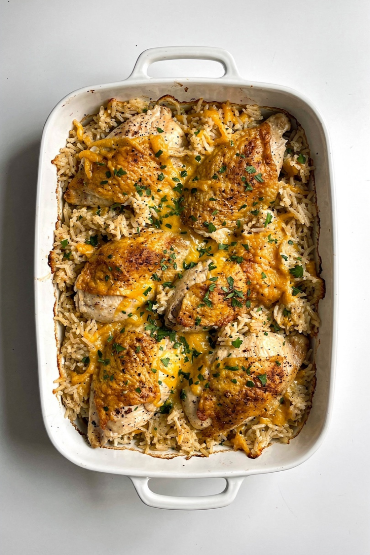 Dump-and-Bake Chicken & Rice