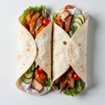 Harissa Roast Chicken Wraps