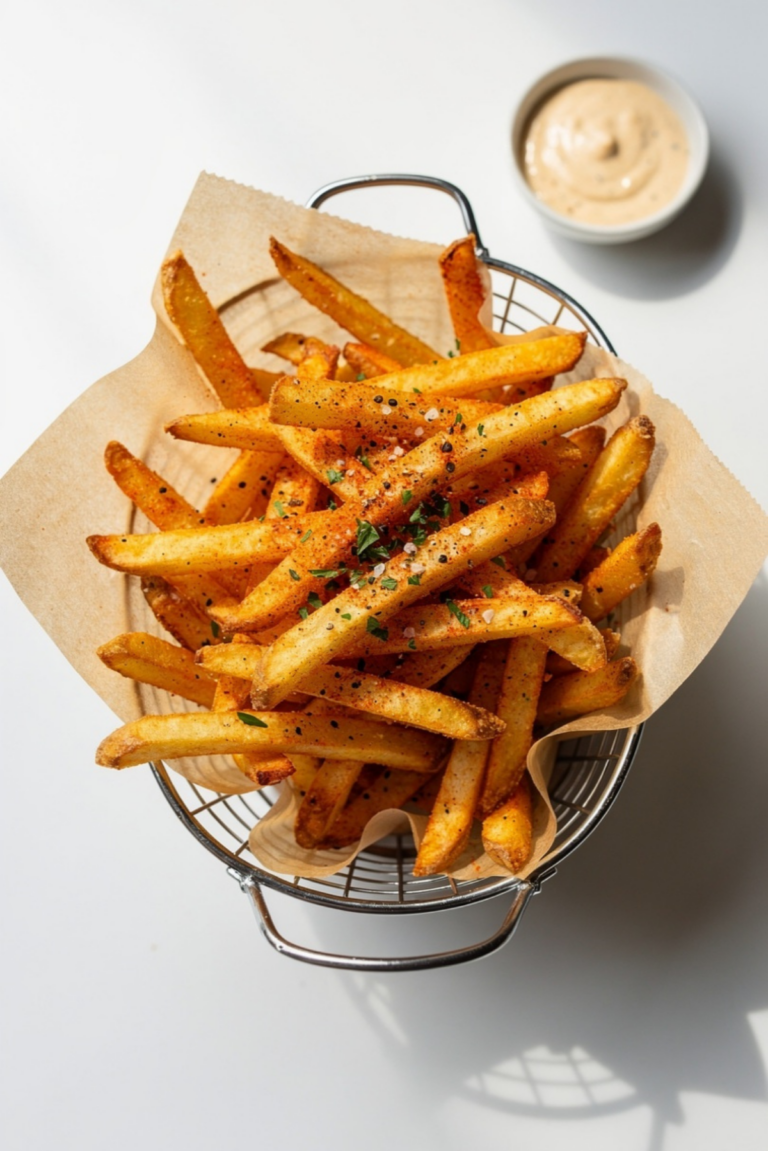 Seasoned Crispy Fries Recipe
