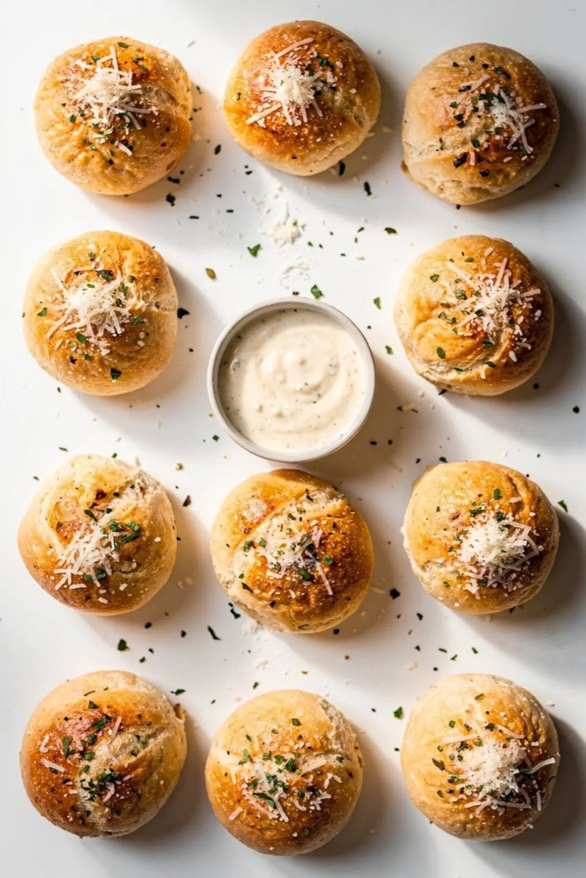 Garlic Parmesan Cheeseburger Bombs