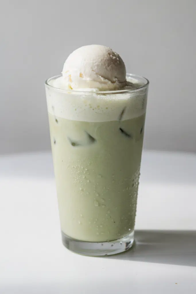 Coconut Water Matcha Float