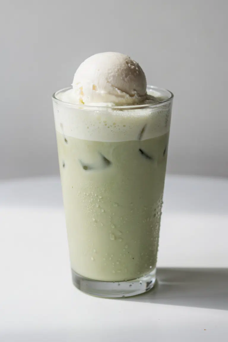 Coconut Water Matcha Float