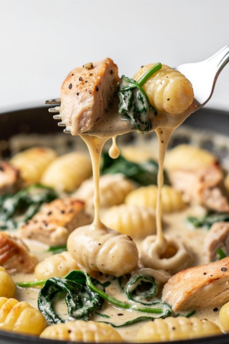 30-Minute Garlic Chicken Gnocchi Skillet