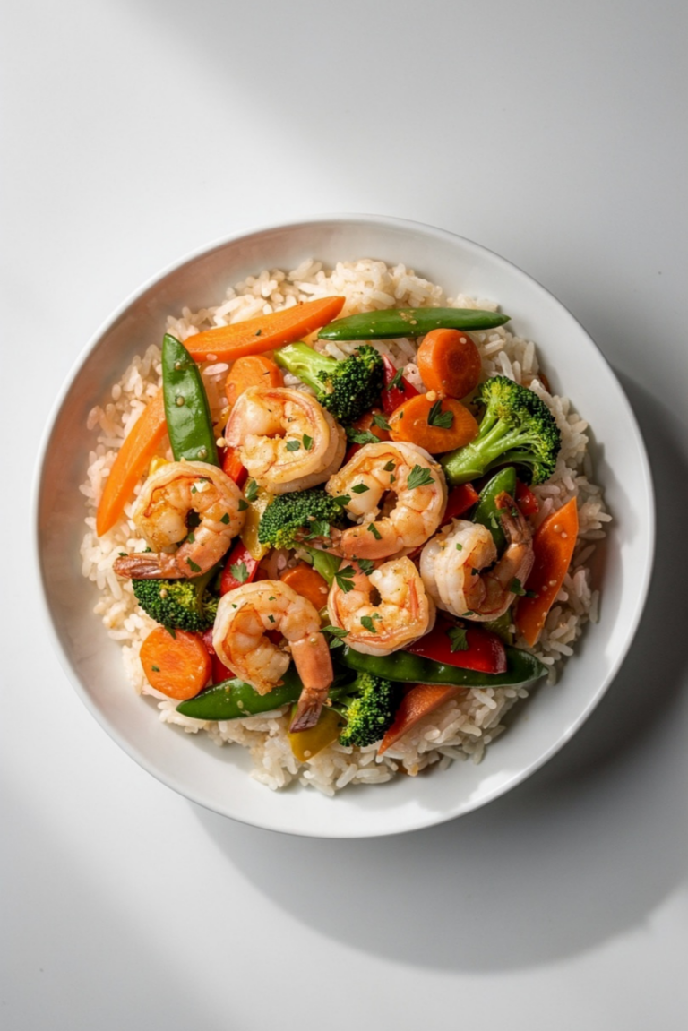 Instant Pot Frozen Shrimp & Veggies