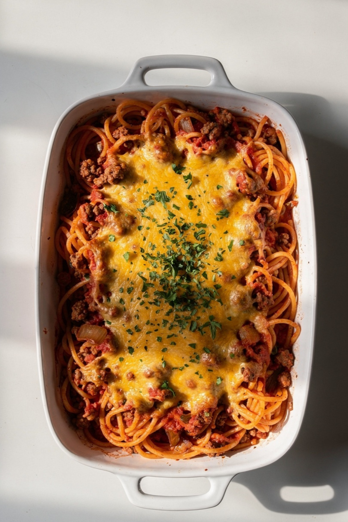 Church Supper Spaghetti Casserole