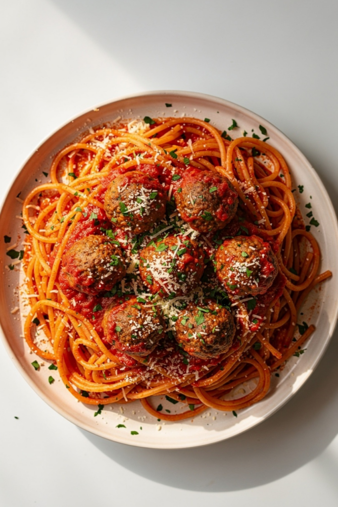 Spaghetti with Taylor Swift’s Meatballs