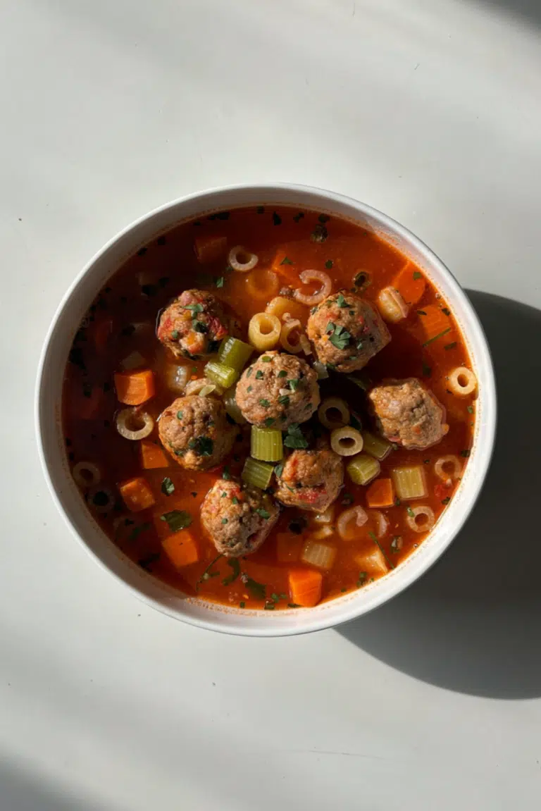 Italian Meatball Soup