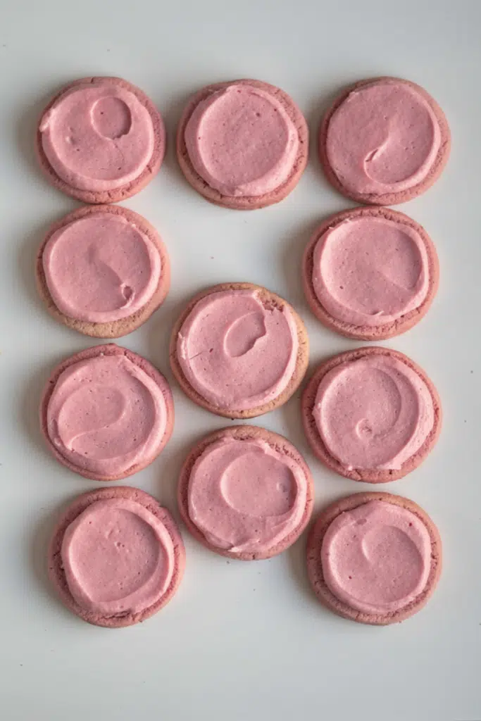 Pink Sugar Cookies