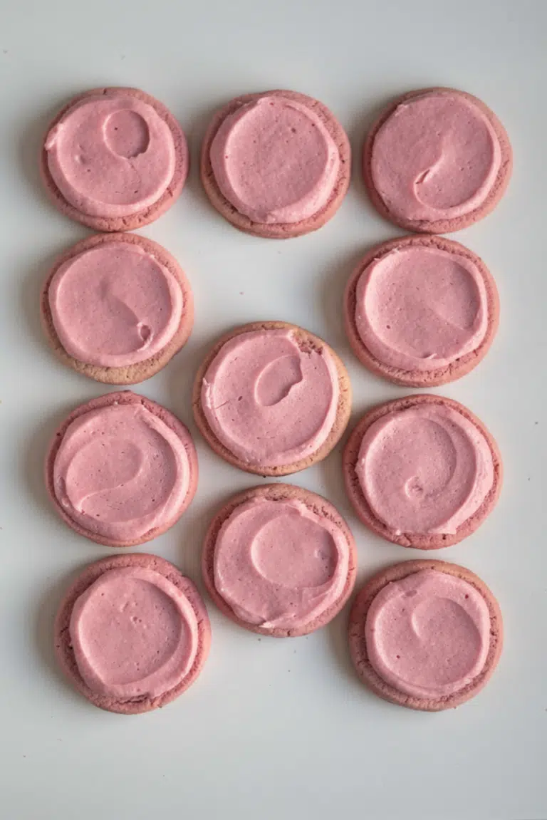 Pink Sugar Cookies