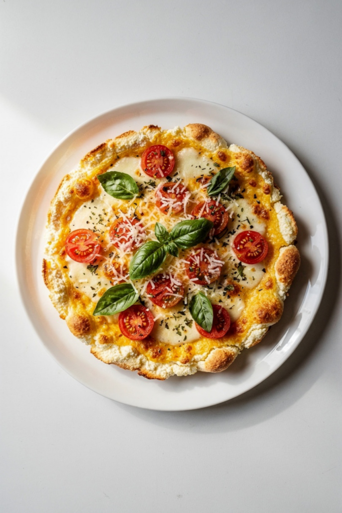 Crustless Cottage Cheese Pizza