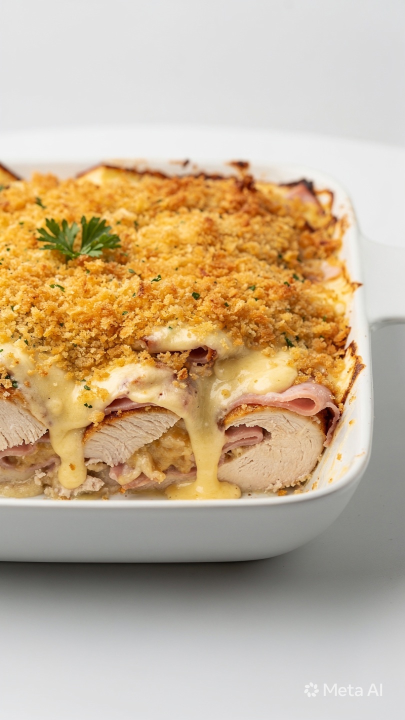 Chicken Cordon Bleu Casserole